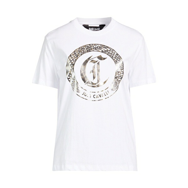 【貨物輸送無料】 ロベルトカヴァリ レディース ティーシャツ トップス T-shirts White
