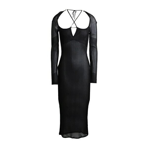 【貨物輸送無料】 ネンシ ドジャカ レディース 衣装 トップス Midi dresses Black