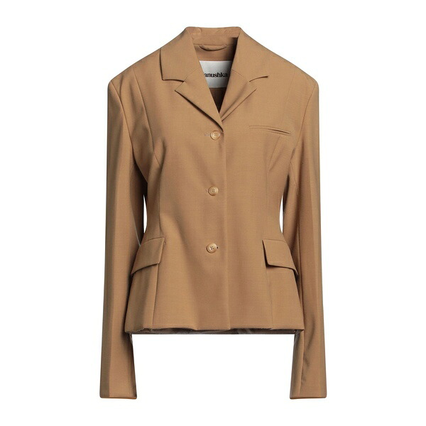 【貨物輸送無料】 ナヌーシュカ レディース 上衣＆上衣 アウター Blazers Beige