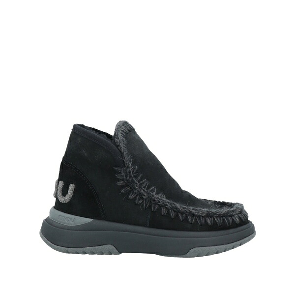 【貨物輸送無料】 モウ レディース ブーツ シューズ Ankle boots Black