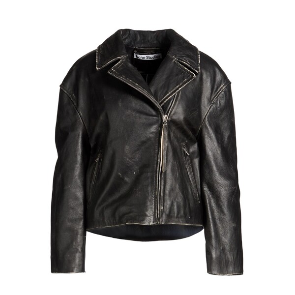 【貨物輸送無料】 アクネ ストゥディオズ レディース 上衣＆上衣 アウター Jackets Black