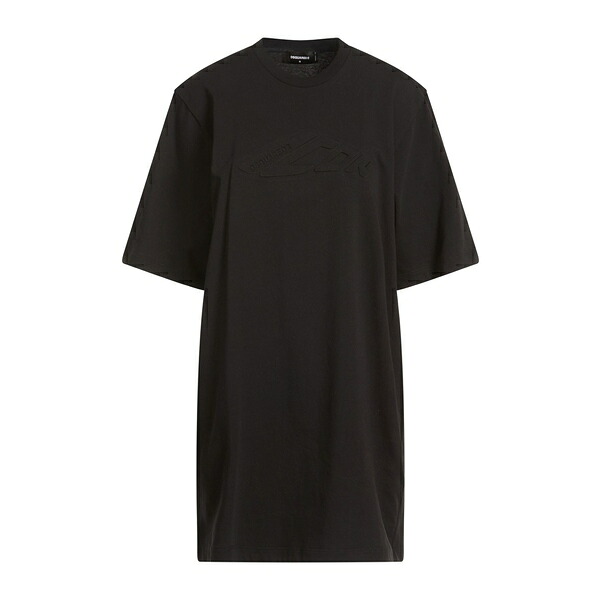 【送料無料】 ディースクエアード レディース ワンピース トップス Mini dresses Black｜asty