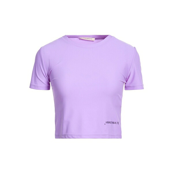 【貨物輸送無料】 ヒノミネイト レディース プルオーバー トップス T-shirts Purple