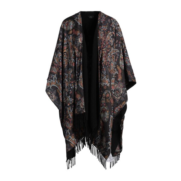 【送料無料】 エトロ レディース ジャケット＆ブルゾン アウター Capes Black｜asty