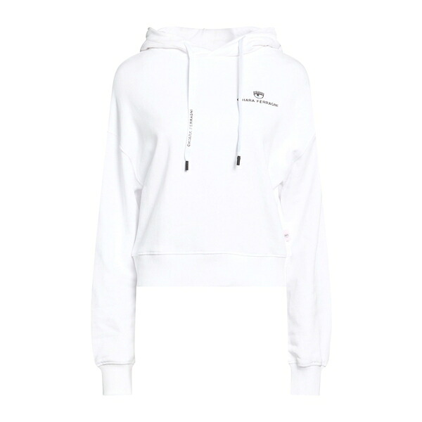 【貨物輸送無料】 シアラフェラーニ レディース パーカー・スウェットシャツ アウター Sweatshirts White