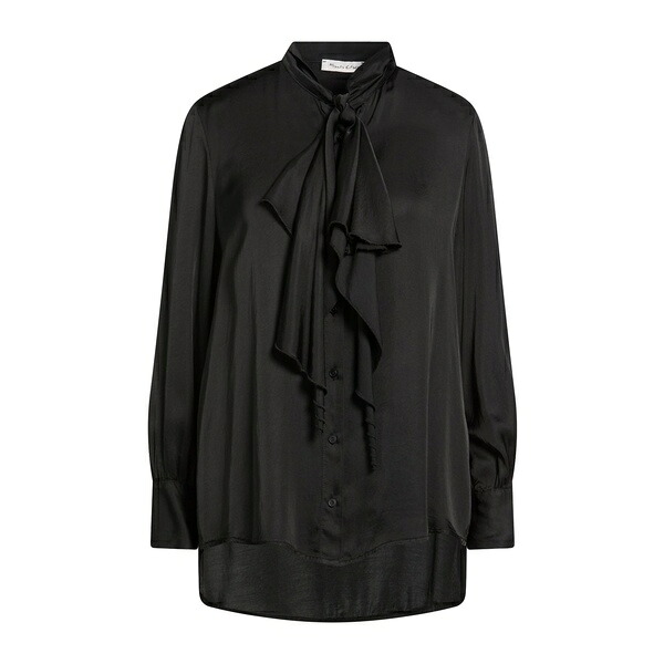 【送料無料】 マニラグレース レディース シャツ トップス Shirts Black|asty