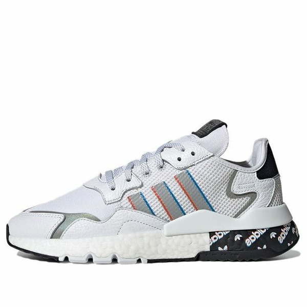 adidas アディダス メンズ スニーカー 【adidas originals Nite Jogger 'White Black Silver' H01719】 サイズ US_9.5(27.5cm)|asty