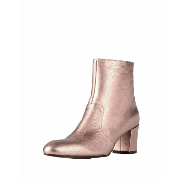 チエミハラ レディース ブーツ シューズ Rose gold Ankle boots
