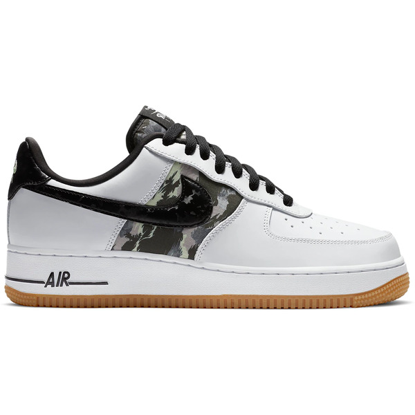 Nike ナイキ メンズ スニーカー  【Nike Air Force 1 Low White Ripstop Camo Black Gum】  大きさ US_9.5(27.5珊) White/Black-Gum