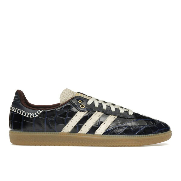 adidas アディダス メンズ スニーカー  【adidas Samba Wales Bonner Navy Croc】  大きさ US_6.5(24.5珊) Collegiate Navy/Wonder White/Night Red