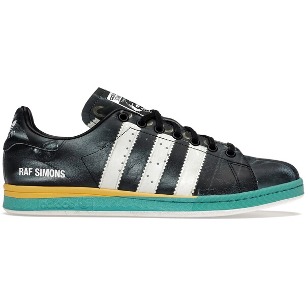 adidas アディダス メンズ スニーカー  【adidas Samba Stan Raf Simons Trompe L\u0027oeil】  大きさ US_9.5(27.5珊) Core Black/Cloud White/Bright Blue