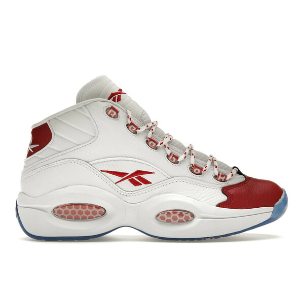 Reebok リーボック メンズ スニーカー  【Reebok Question Mid Red Toe (2024)】  大きさ US_12(30.0珊) Footwear White/Vector Red/Footwear White
