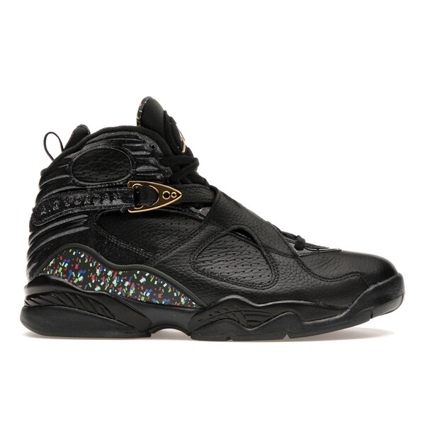 Jordan ジョーダン メンズ スニーカー  【Jordan 8 Retro Confetti】  大いさ US_7.5(25.5糎) Black/Metallic Gold-Anthracite