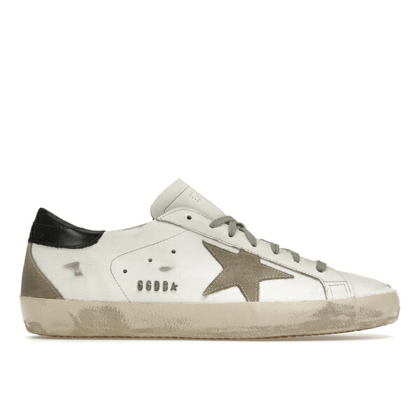 Golden Goose ゴールデングース メンズ スニーカー  【Golden Goose Super-Star White Black】  大きさ US_M_14 White/Ice/Black