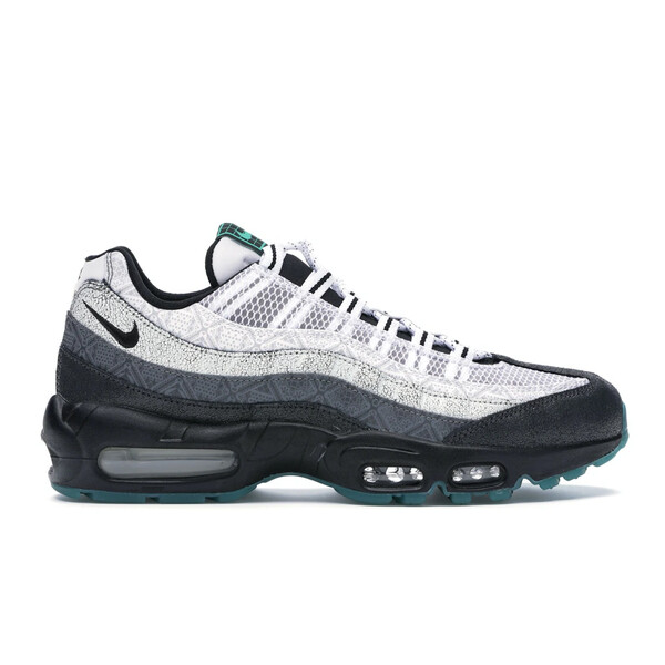 Nike ナイキ メンズ スニーカー  【Nike Air Max 95 Day of the Dead (2019)】  大きさ US_9(27.0珊) White/Black-Aluminum