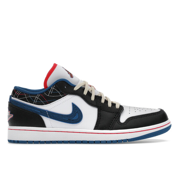 Jordan ジョーダン メンズ スニーカー  【Jordan 1 Low SE Industrial Blue Sashiko】  大きさ US_12(30.0珊) White/Industrial Blue/White/Black/Siren Red/Muslin