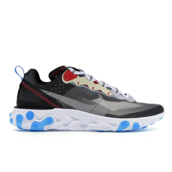 Nike ナイキ メンズ スニーカー  【Nike React Element 87 Dark Grey Photo Blue】  大きさ US_7(25.0珊) Dark Grey/Pure Platinum-Photo Blue