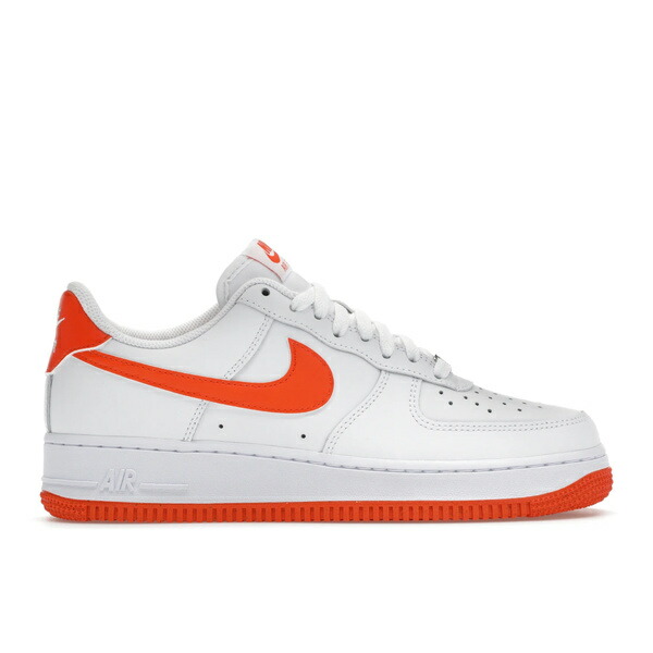 Nike ナイキ メンズ スニーカー  【Nike Air Force 1 Low \u002707 Safety Orange】  大きさ US_11.5(29.5珊) White/Safety Orange