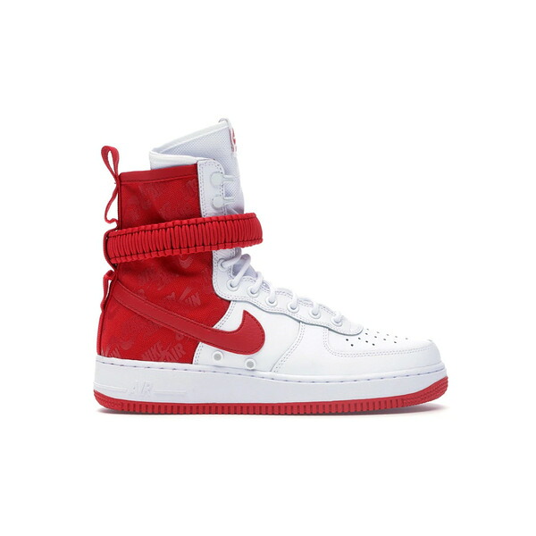 Nike ナイキ メンズ スニーカー  【Nike 空想科学小説 Air Force 1 High White University Red】  大きさ US_12(30.0珊) White/University Red-University Red