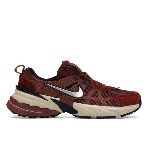 Nike ナイキ レディース スニーカー  【Nike V2K Run Red Sepia Dark Pony (Women\u0027s)】  大きさ US_7(24.0糎) Red Sepia/Dark Pony/Black/Chrome