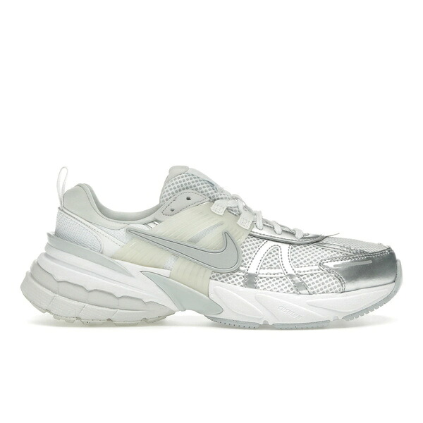 Nike ナイキ レディース スニーカー 【Nike V2K Run Metallic Silver White (Women's)】 サイズ US_W_12.5 Metallic Silver/White|asty