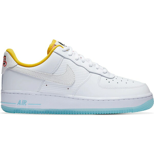 Nike ナイキ レディース スニーカー 【Nike Air Force 1 Low White Dark Sulfur (Women's)】 サイズ US_W_10.5 White/Dark Sulfur-Hyper Pink-White｜asty