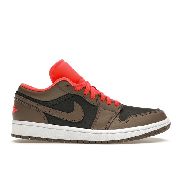 Jordan ジョーダン レディース スニーカー  【Jordan 1 Low SE Newsprint Olive Grey (Women\u0027s)】  大きさ US_5(22.0糎) Newsprint/Olive Grey-Bright Crimson
