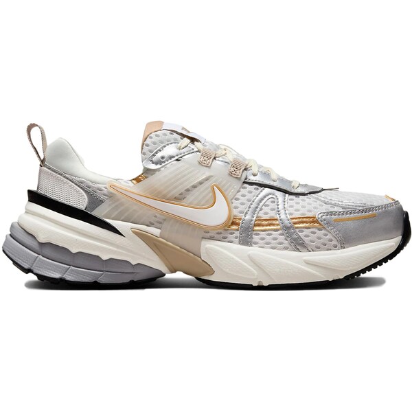 Nike ナイキ レディース スニーカー 【Nike V2K Run Khaki Metallic Silver (Women's)】 サイズ US_5(22.0cm) White/Khaki/Metallic Silver/White｜asty