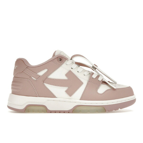 OFF-WHITE 象牙色 レディース スニーカー  【OFF-WHITE Out Of Office OOO Pink White (Women\u0027s)】  大きさ US_7.5(24.5糎) White/Pink