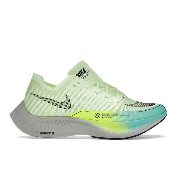Nike ナイキ レディース スニーカー 【Nike ZoomX Vaporfly Next% 2 Barely Volt Turquoise (Women's)】 サイズ US_8.5(25.5cm) Barely Volt/Black/Dynamic Turquoise/Volt/Iris Whisperer-Photon Dust｜asty