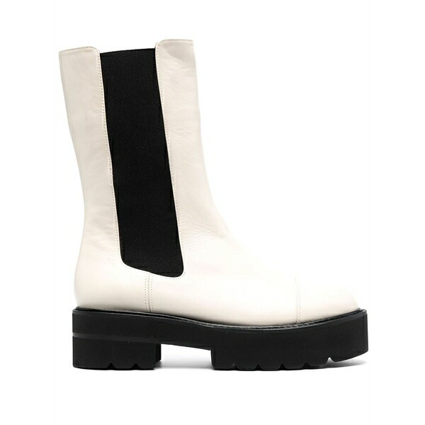 スチュアート ワイツマン レディース ブーツ シューズ 55mm chunky leather boots Neutrals|asty