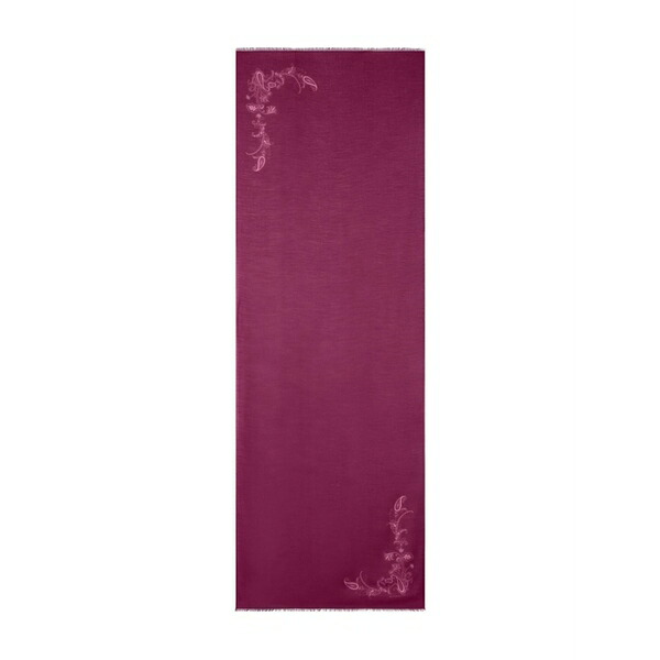 エトロ メンズ えり巻き・袈裟・えり巻き 付属物 Paisley-print cashmere scarf Purple
