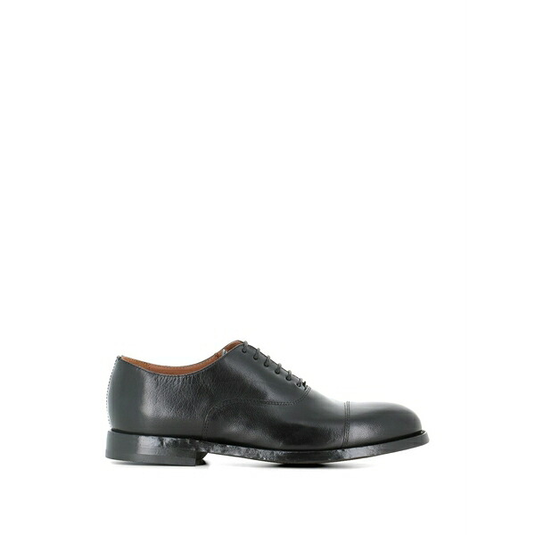 緑であること・ジョージ メンズ 御召しものシューズ シューズ Cap-toe leather oxford shoes Black