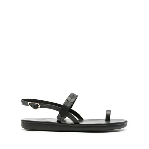 アンシエントグリークサンダル レディース サンダル シューズ Kamara leather sandals Black｜asty