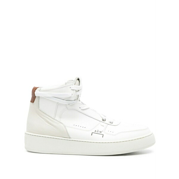 アコールドウォール メンズ スニーカー シューズ Luol high-top leather sneakers White｜asty