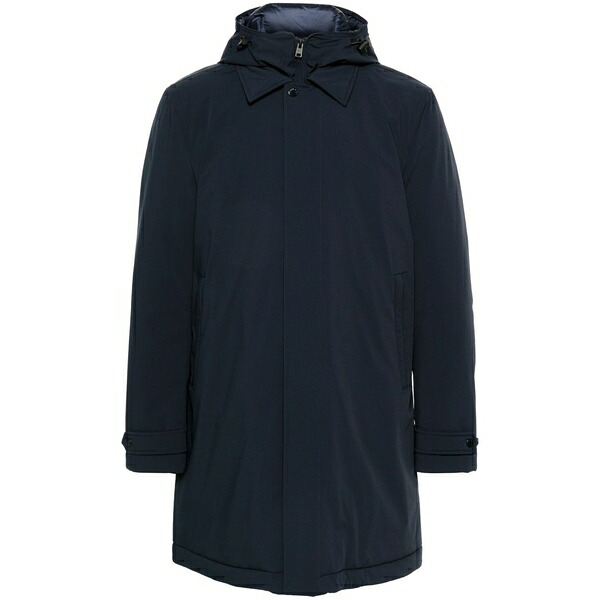 ウール リッチ メンズ コート アウター Hooded coat Blue｜asty