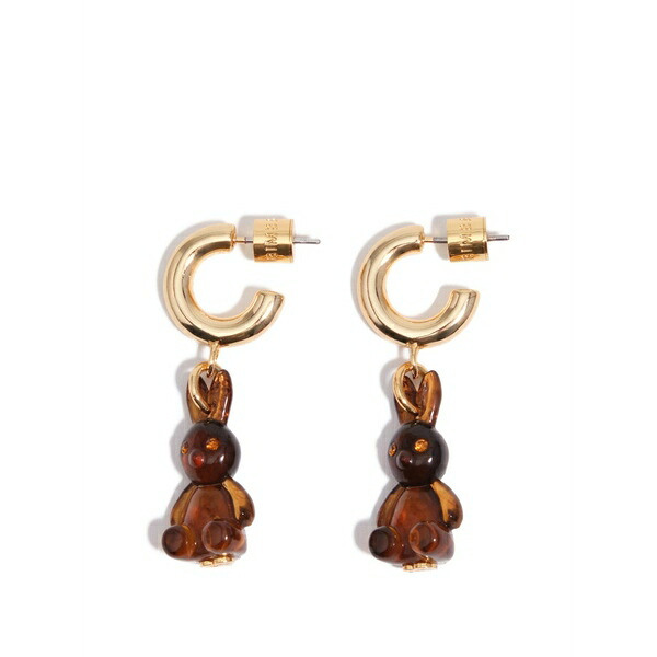 ビンバ イ ローラ レディース ピアス&イヤリング アクセサリー Rabbit hoop earrings Gold|asty