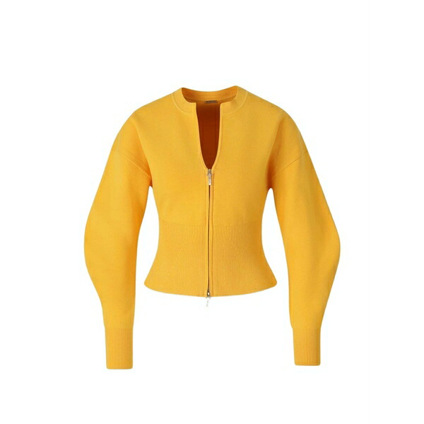 カルトガイア レディース カーディガン アウター Zip-fastening cardigan Yellow｜asty