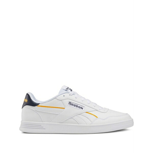リーボック メンズ スニーカー シューズ Court advance vegan \"white/vector navy/gold\"" sneakers  White"