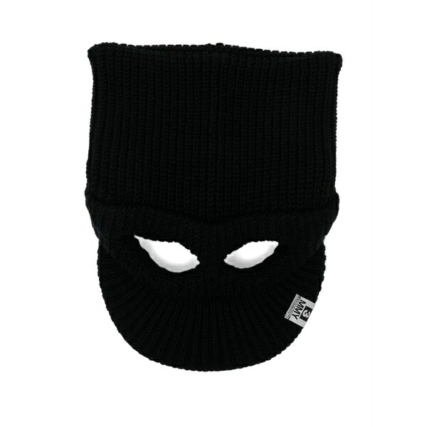 ミハラヤスヒロ メンズ 帽子 アクセサリー Masked cat cap Black｜asty