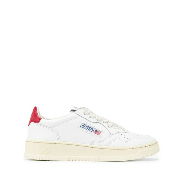 オートリー レディース スニーカー シューズ Contrasting heel sneakers  White