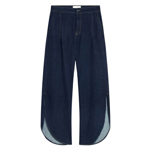 リビアナコンティ レディース デニムパンツ ボトムス Split-hem jeans Blue