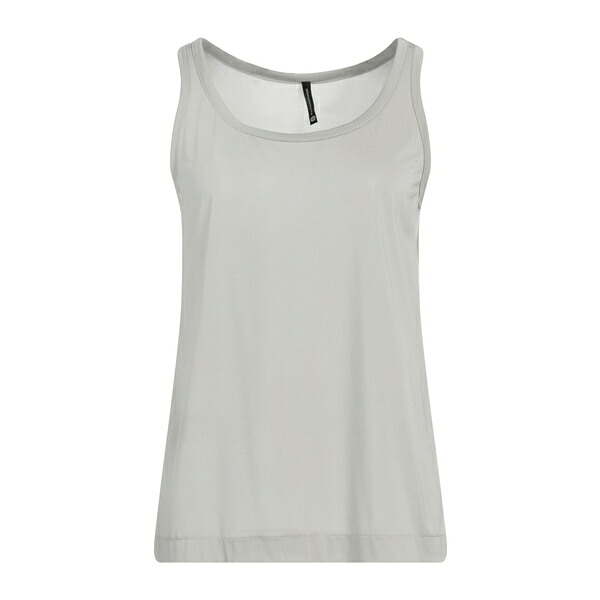 【送料無料】 ピエラントニオ ガスパリ レディース Tシャツ トップス Tank tops Grey｜asty