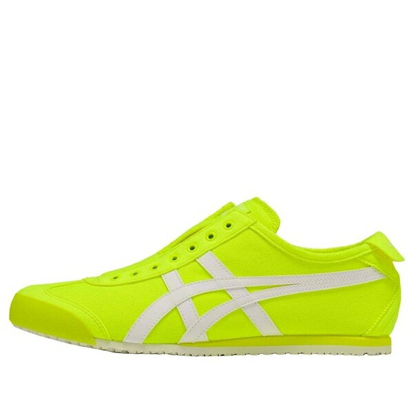 Onitsuka Tiger オニツカタイガー メンズ スニーカー  【Onitsuka Tiger Mexico 66 Slip-On \u0027Safety Yellow White\u0027 1183A360-752】  大きさ US_12(30.0糎)