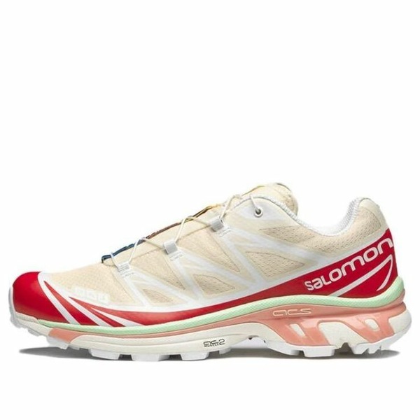 SALOMON サロモン メンズ スニーカー  【Salomon XT-6 \u0027Shortbread Poppy Red Green Ash\u0027 472933】  大きさ US_12.5(30.5糎)