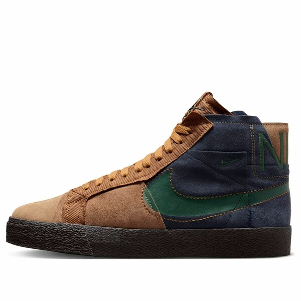 Nike ナイキ メンズ スニーカー  【Nike SB Zoom Blazer Mid Premium \u0027Legend Dark Brown Obsidian\u0027 FZ3306-200】  大きさ US_7.5(25.5糎)