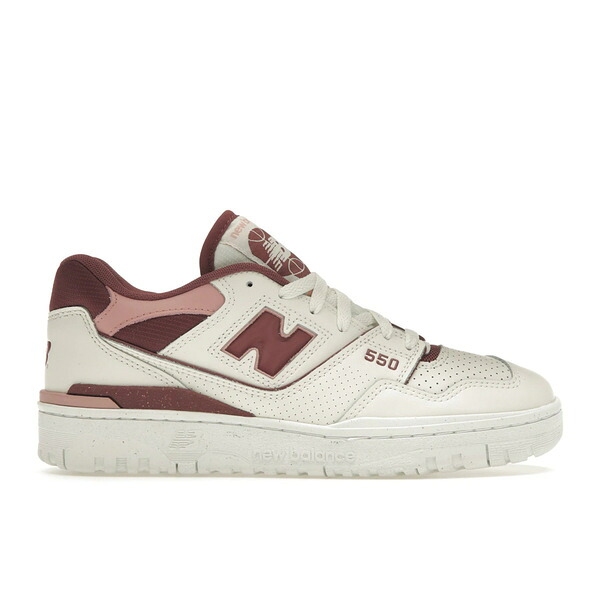 New Balance ニュー平衡にする レディース スニーカー  【New Balance 550 Washed Burgundy (Women\u0027s)】  大きさ US_W_10.5 Sea Salt/Washed Burgundy