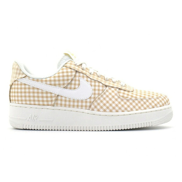 Nike ナイキ レディース スニーカー 【Nike Air Force 1 Low QS Beige Gingham (Women's)】 サイズ US_7.5(24.5cm) White/Beige-White|asty