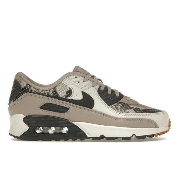 Nike ナイキ レディース スニーカー  【Nike Air Max 90 SE Tan Snakeskin (Women\u0027s)】  大きさ US_7.5(24.5糎) Malt/Velvet Brown/Multi-Color/Light Orewood Brown/Flax