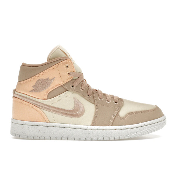 Jordan ジョーダン レディース スニーカー  【Jordan 1 Mid SE Canvas Khaki (Women\u0027s)】  大きさ US_8(25.0糎) Muslin/Celestial Gold/Sail/Desert